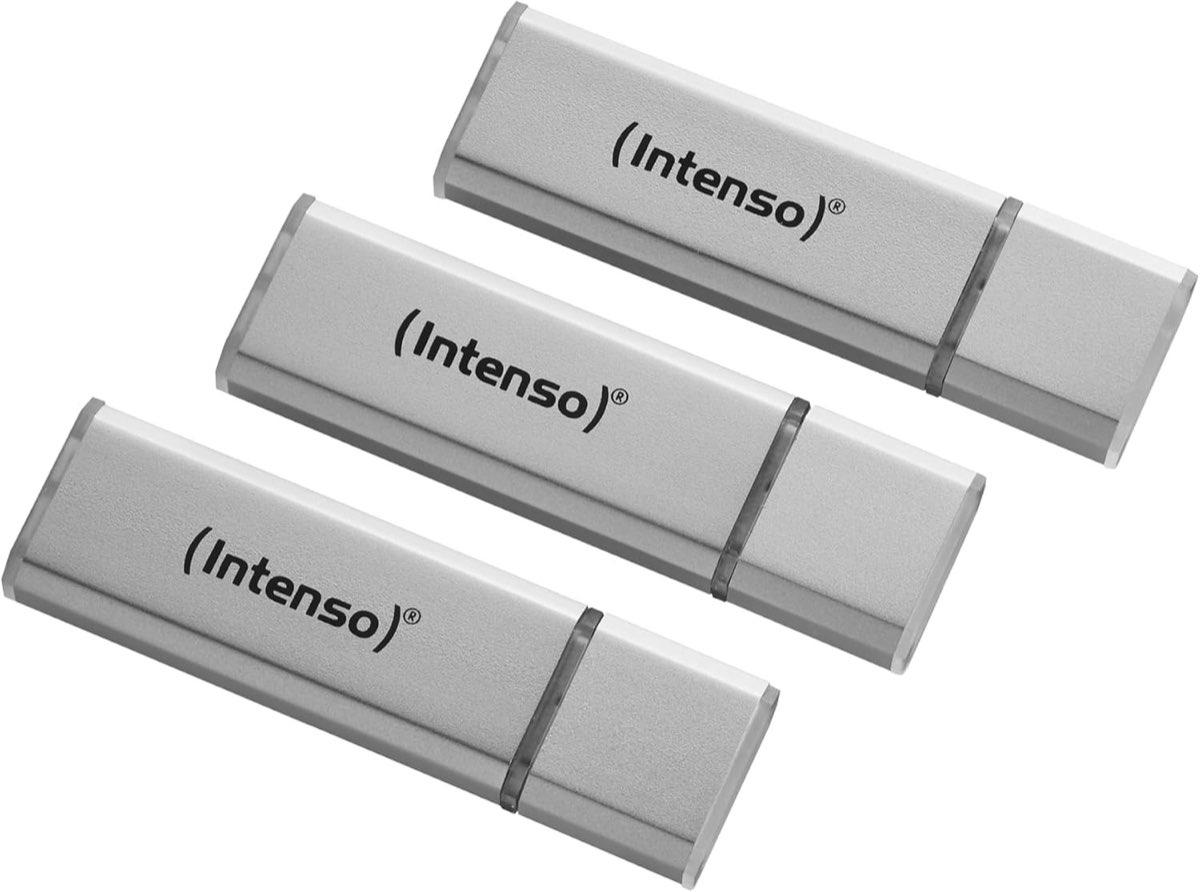 Intenso Alu Line 3 × 32 GB