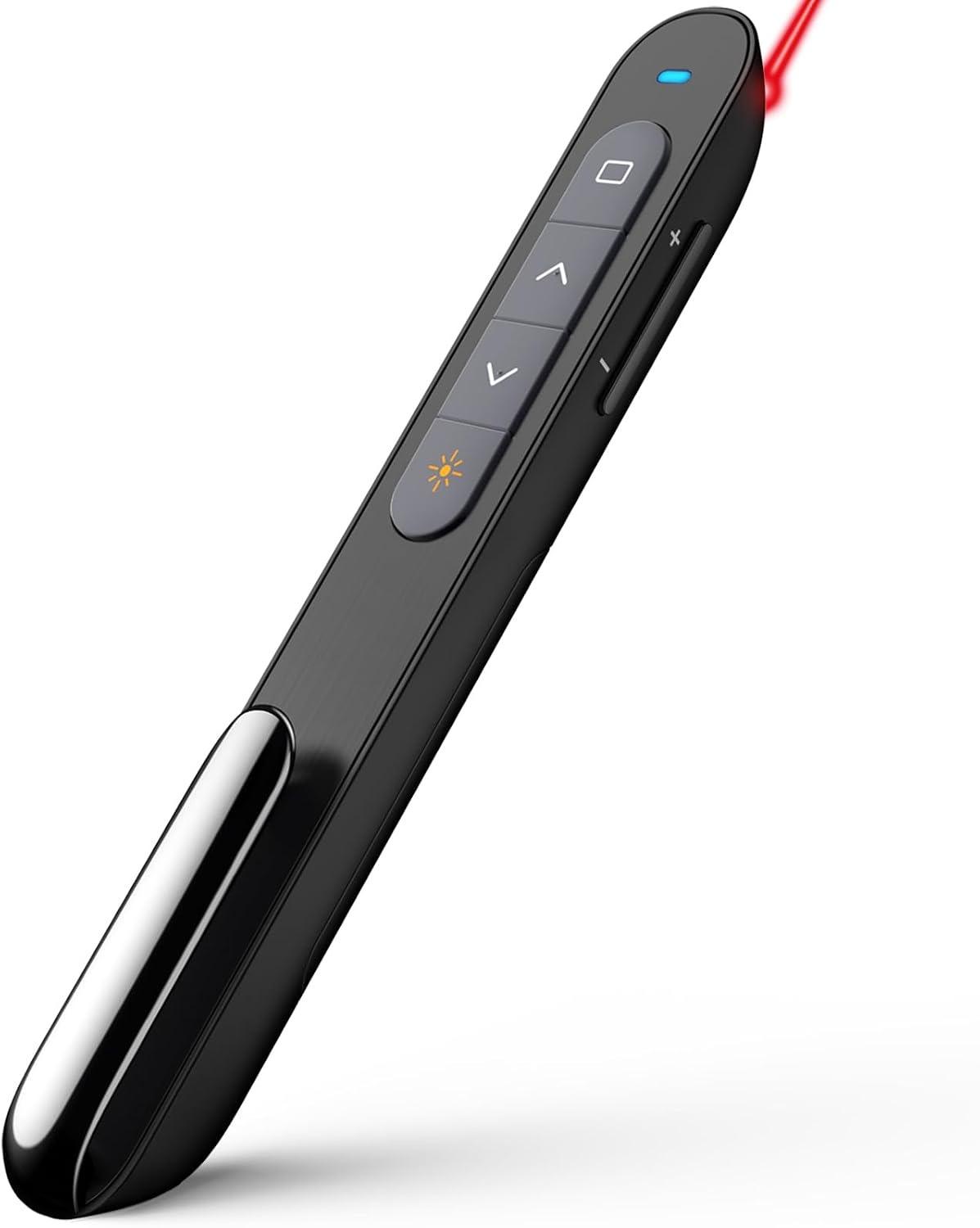 Norwii 2.4G Presenter Clicker mit Laserpointer