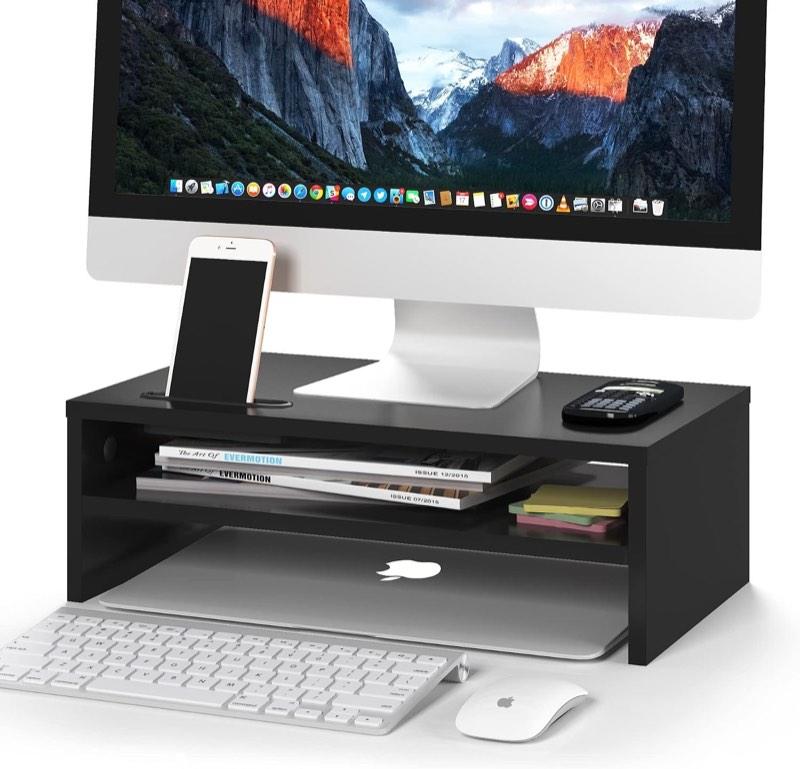 BONTEC BONTEC Monitorständer 42 cm schwarz