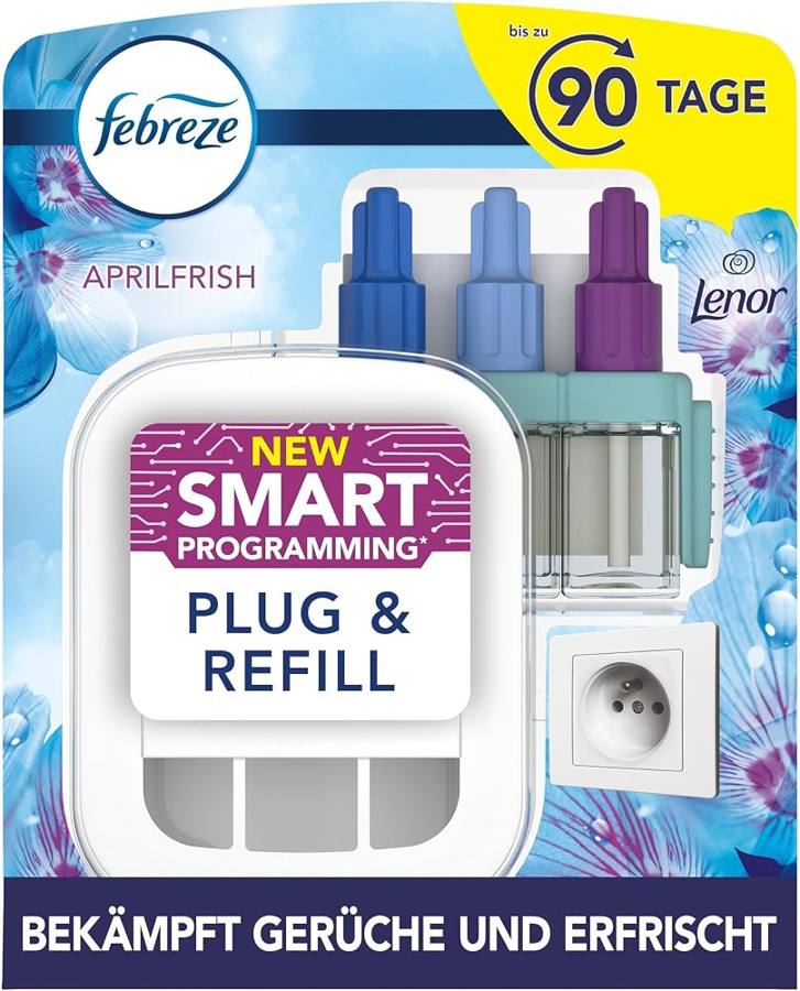 Febreze 3Volution Aprilfrisch (Starterkit + 1 Nachfüller)