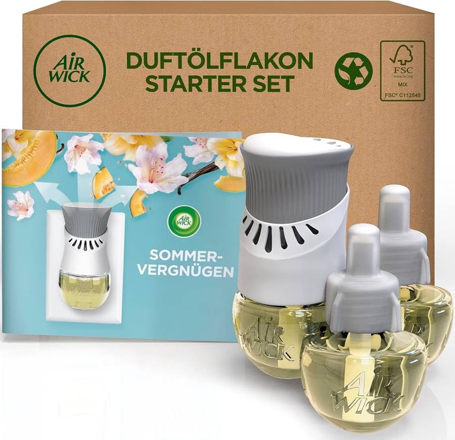 Air Wick Sommervergnügen (Gerät + 3 Flakons)