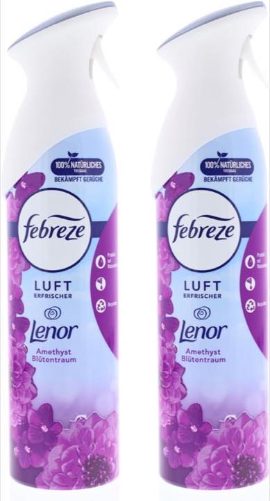 2 x Febreze Lufterfrischer Lenor Amethyst Blütentraum je 300 ml