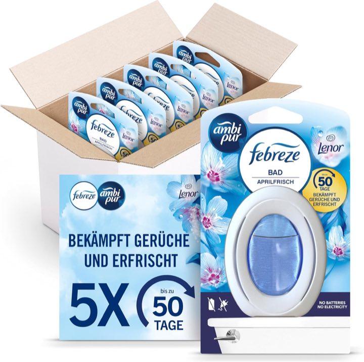Febreze Bad Lufterfrischer Aprilfrisch, 5 Stück