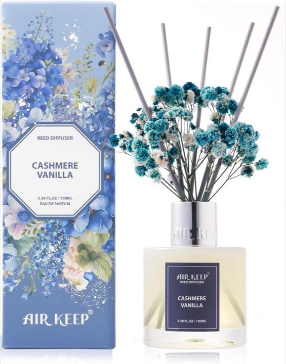 Airkeep Cashmere Vanilla Reed Diffuser 100 ml