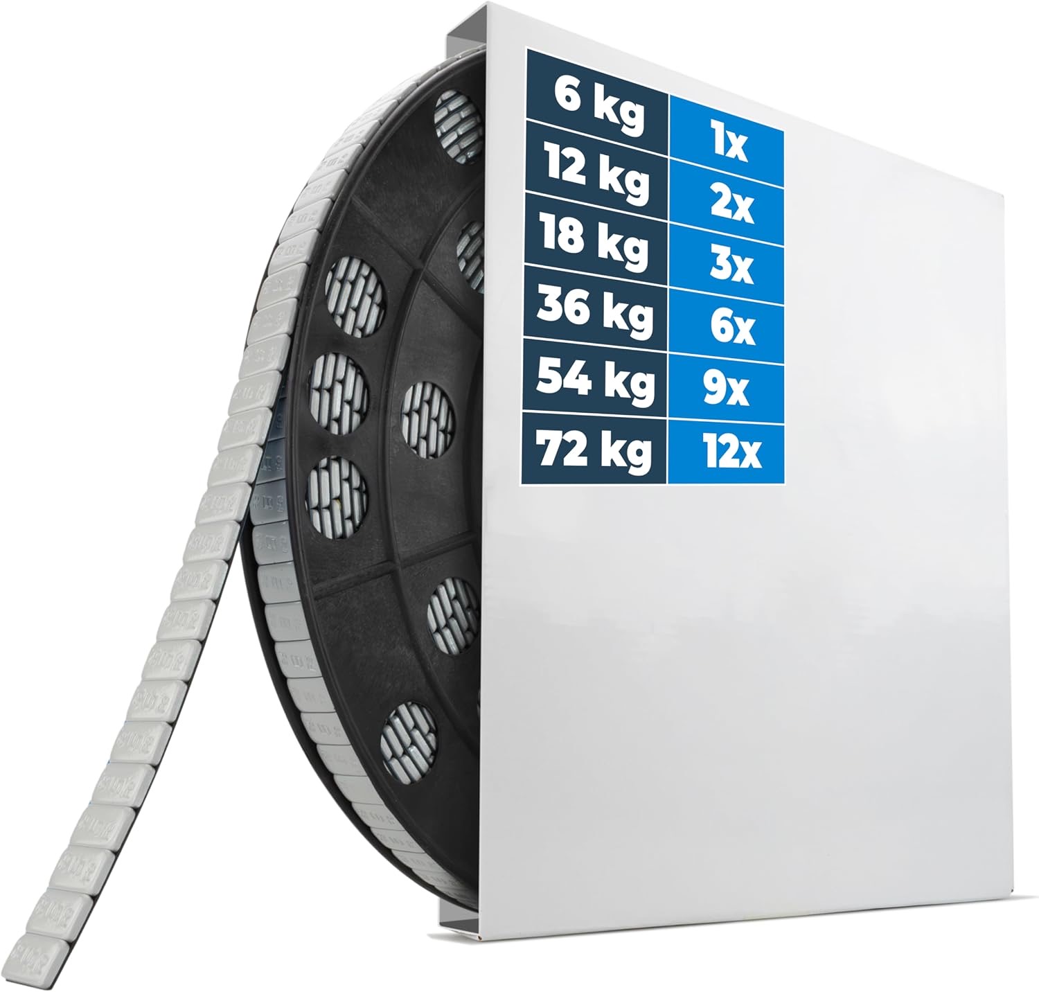 Testsieger HASKYY 6 kg Klebegewichte Rolle