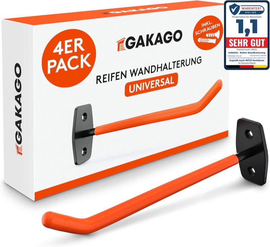Gakago Reifenhalter 4er-Set