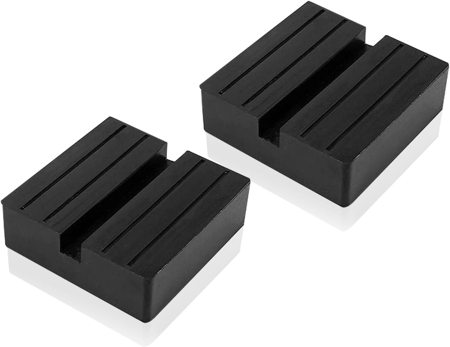 YMTWSRY 2 quadratische Gummiblöcke, 75 × 75 × 25 mm