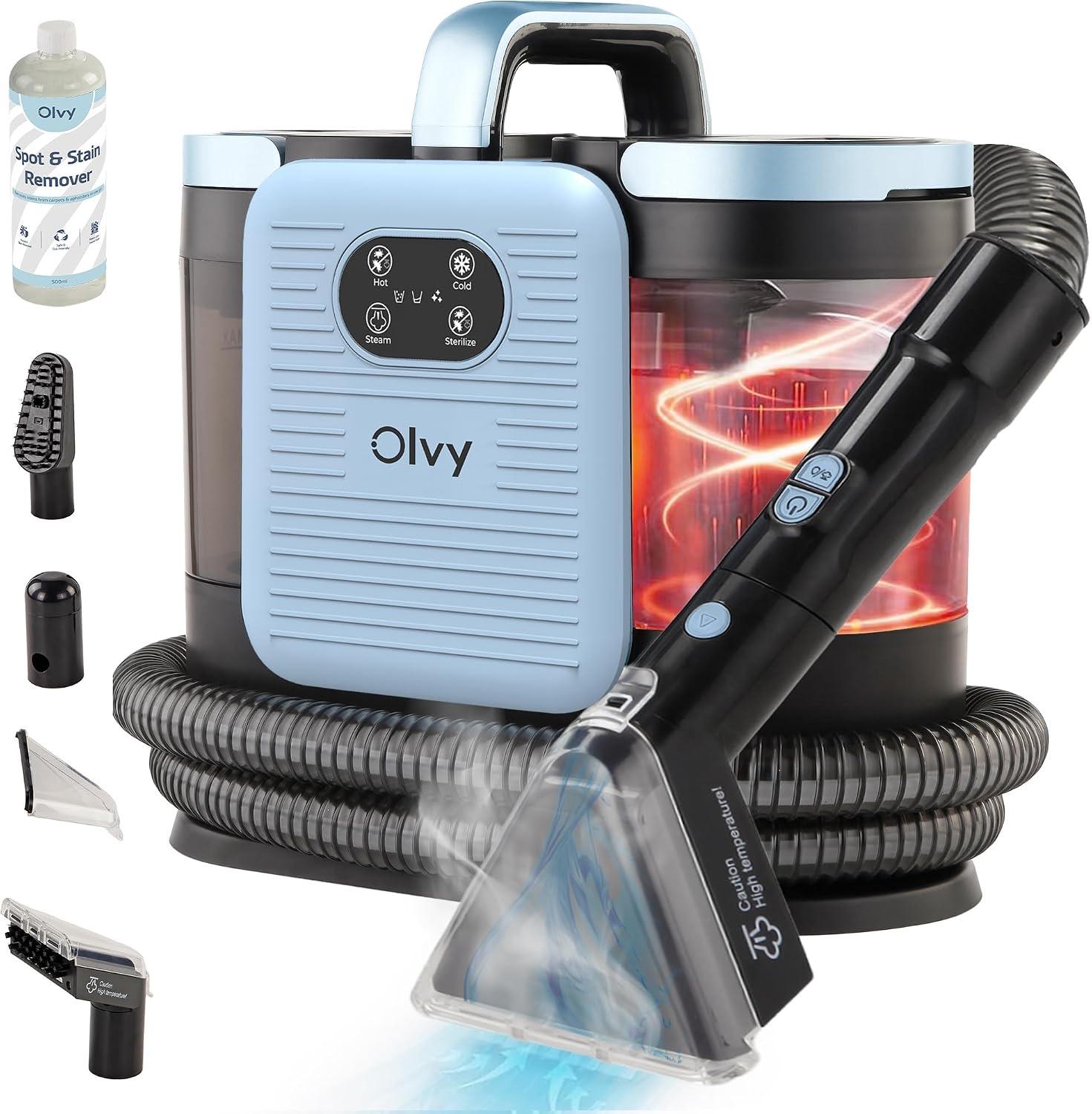 Olvy C988 Teppichreiniger mit Dampf