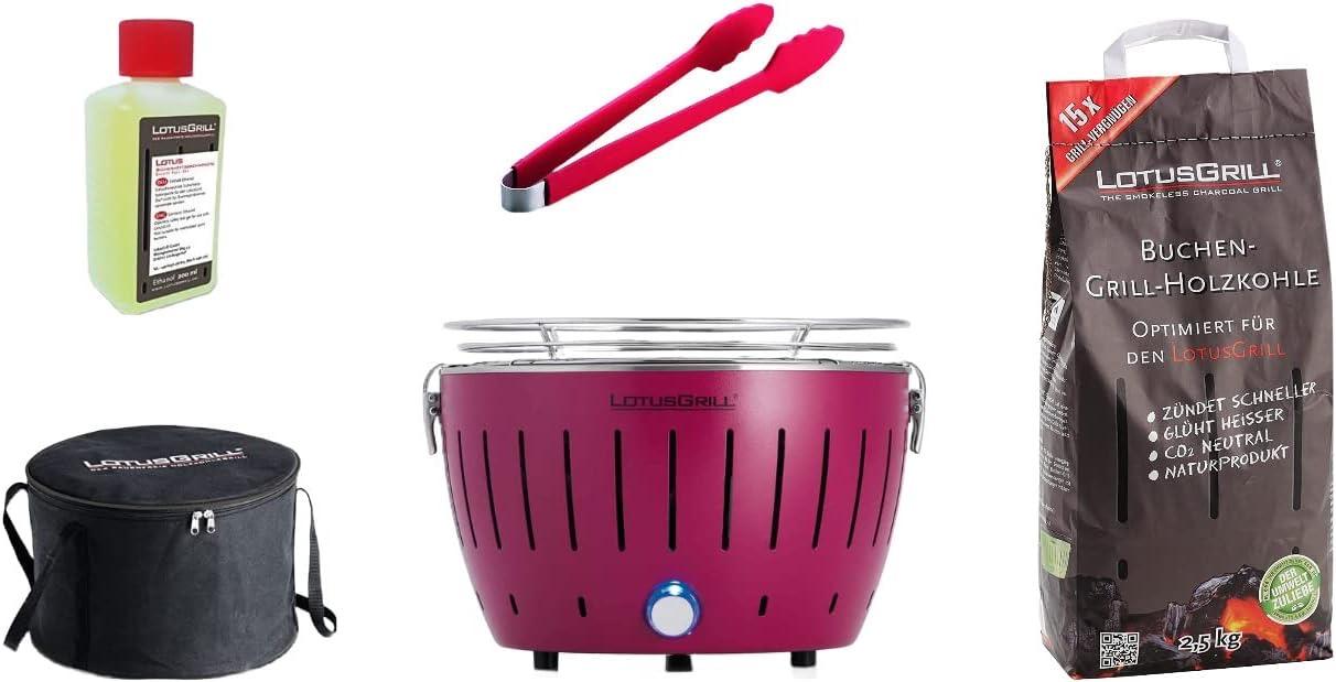 LotusGrill S Starterset Pflaumenlila