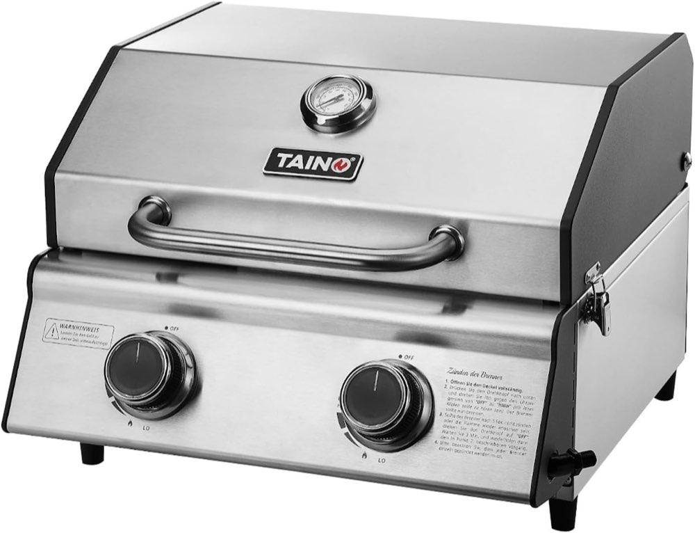 TAINO Platinum Compact 2 Brenner – Testsieger im Tisch-Gasgrill-2-Brenner-Vergleich