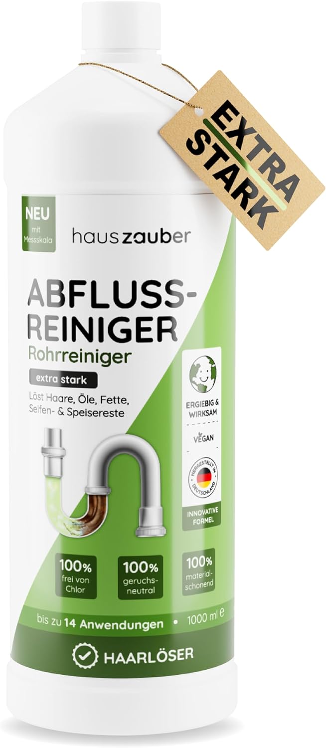 hauszauber Abflussreiniger EXTRA STARK (1000ml)