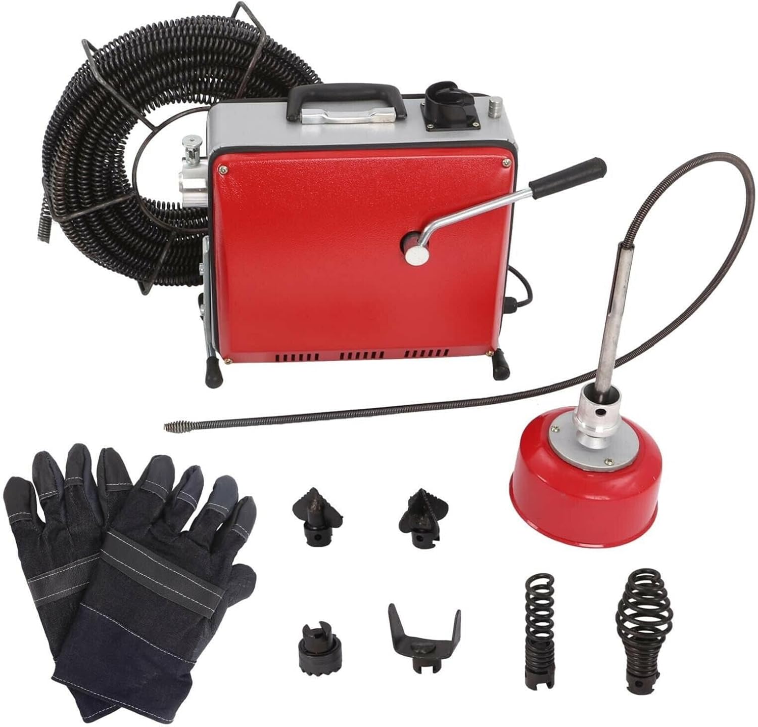 KingSaid 500W Elektrische Rohrreinigungsmaschine