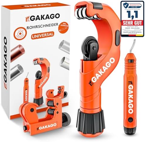 Gakago Rohrschneider Set 3-50mm mit Entgrater