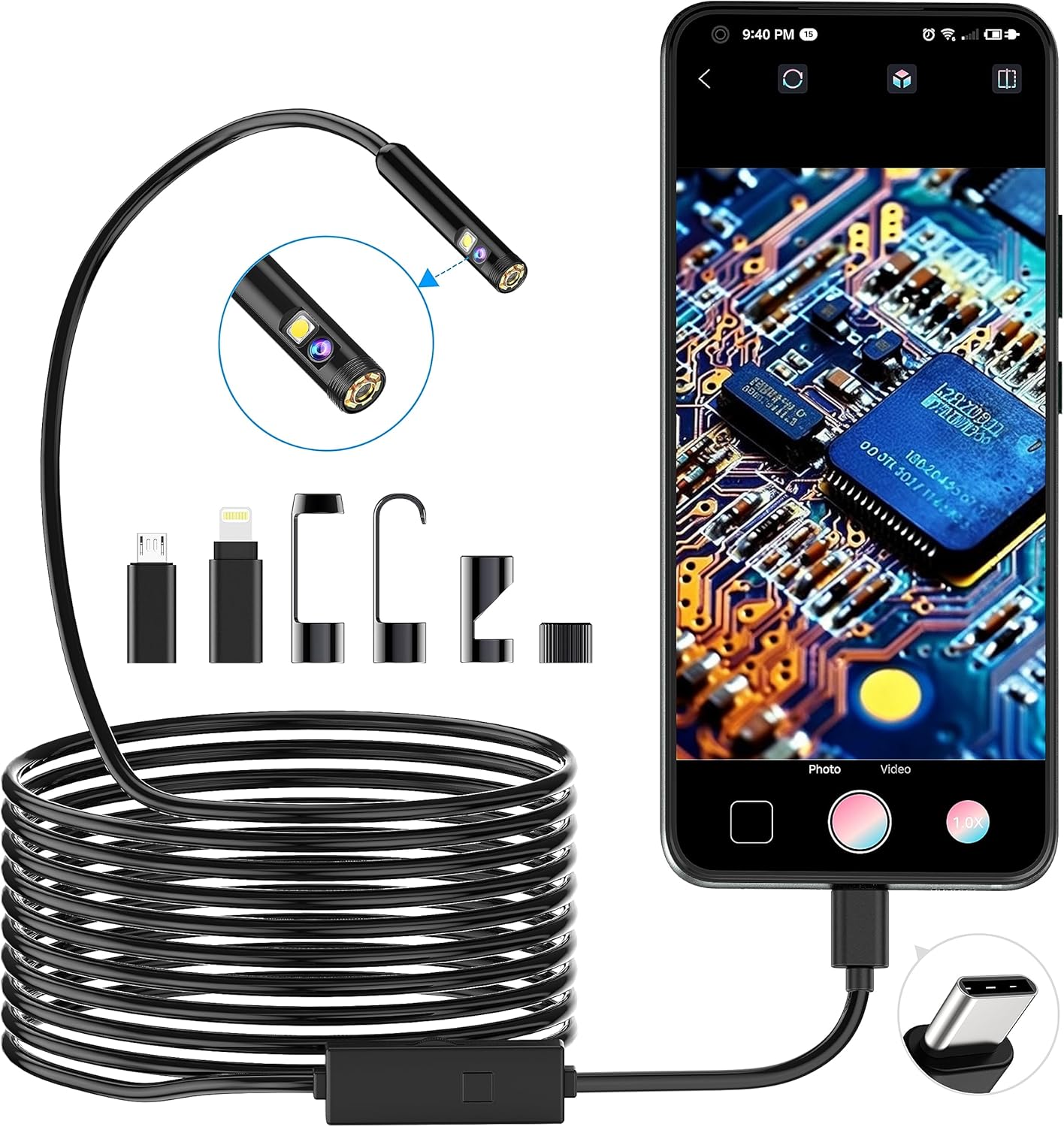 Pancellent Dual Lens Snake – 1920P HD+