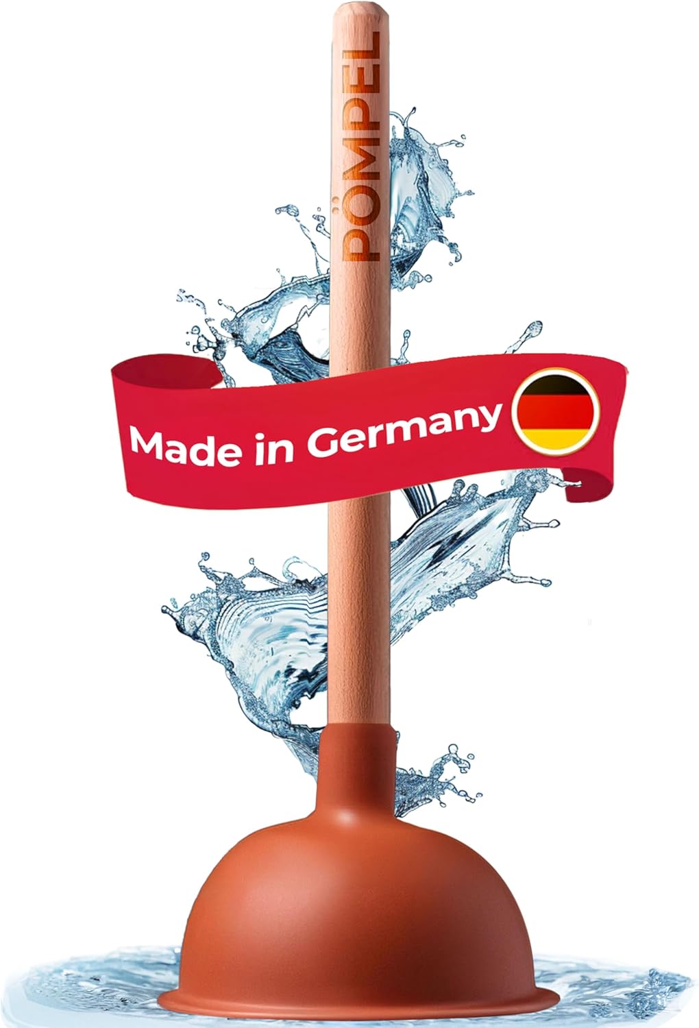 Pömpel Saugglocke Produktbild - traditionelles Werkzeug zur Rohrreinigung