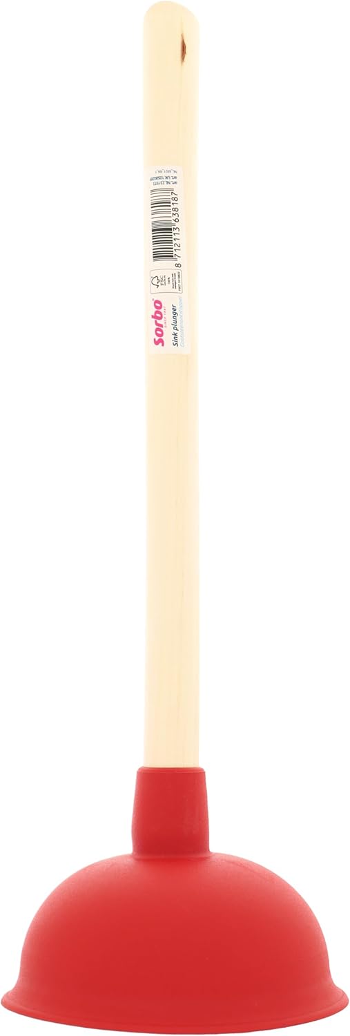 Sorbo Pömpel (Ø14cm, 40cm Holzgriff)