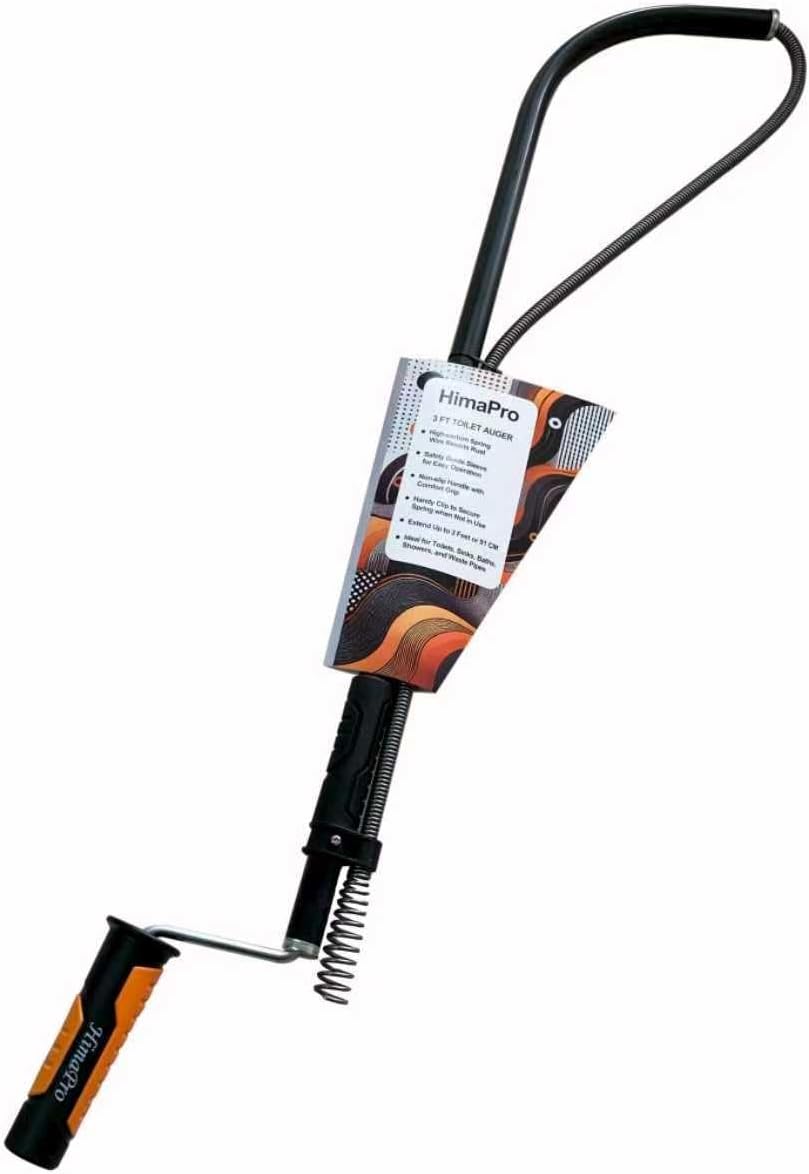 HimaPro Professionelle WC-Spirale [90cm] - Toilettenbohrer