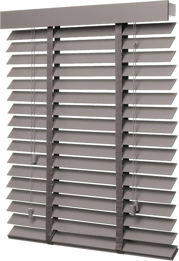 Ventanara Holzjalousie 50 mm, Taupe, 120 × 180 cm
