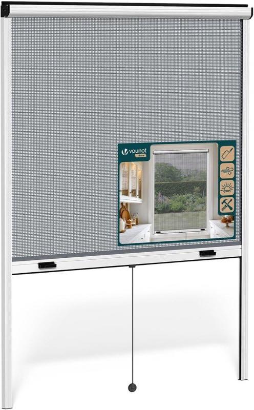 VOUNOT Alu-Rollo 130 × 160 Weiß