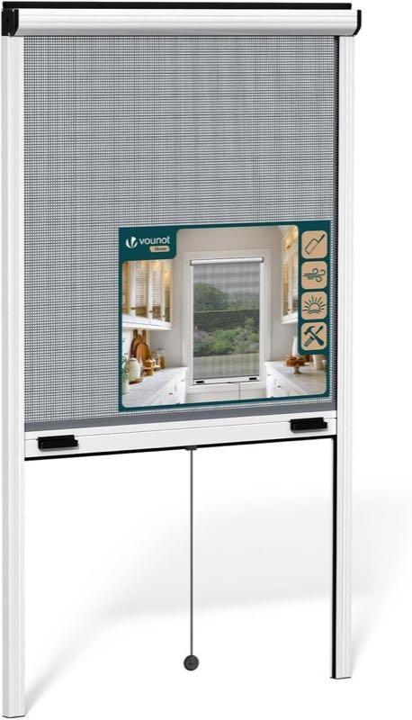 VOUNOT Alu-Rollo 80 × 130 Weiß