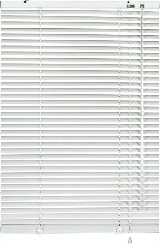 Deco Company Aluminiumjalousie 25 mm, 60 × 130 cm, Weiß
