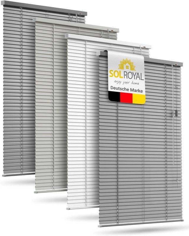 Sol Royal Aluminiumjalousie 25 mm, Maß im Listing offen