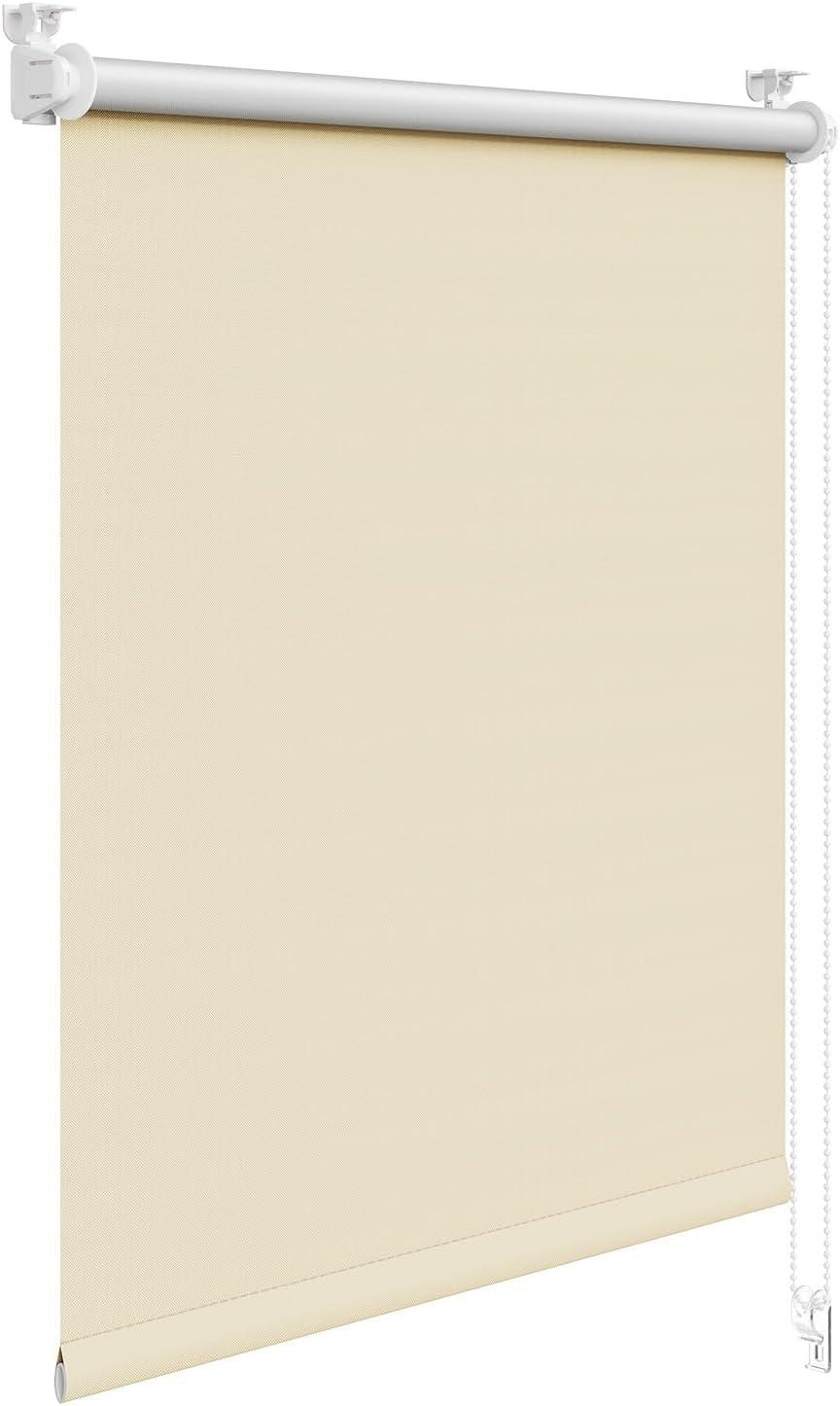 WOLTU Thermorollo Klemmfix 60 × 160 cm Beige