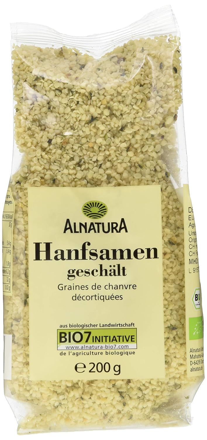 Alnatura Bio Hanfsamen geschält 200 g – Testsieger im Hanfsamen-Vergleich