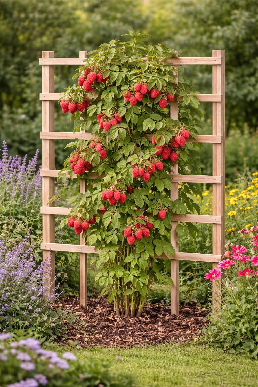 Blumen-Senf Himbeere Ottawa (Herbst, 60–70 cm) – Testsieger im Himbeerstrauch-Vergleich