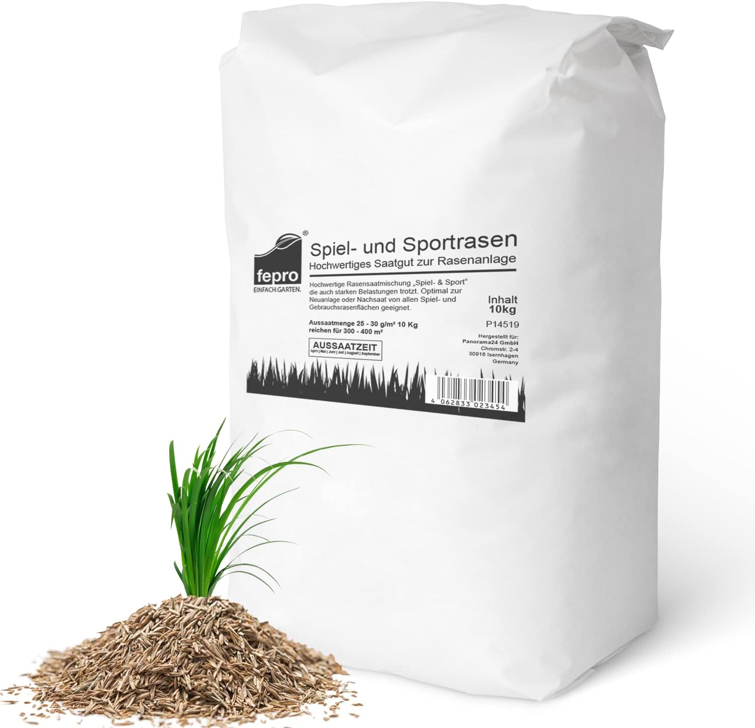 BELKO Sport und Spiel 10 kg (ca. 300–400 m²) – Testsieger im Rasensamen-Vergleich