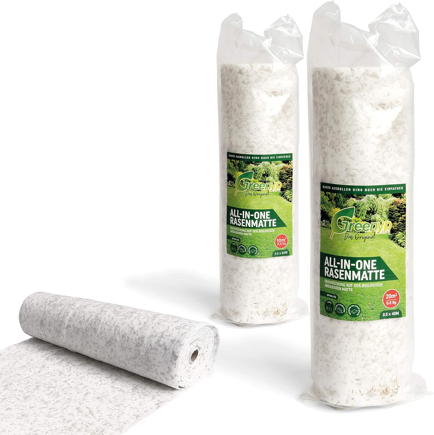 Greenyp Grassamen-Matte 20 m² – Testsieger im Rollrasen-Vergleich