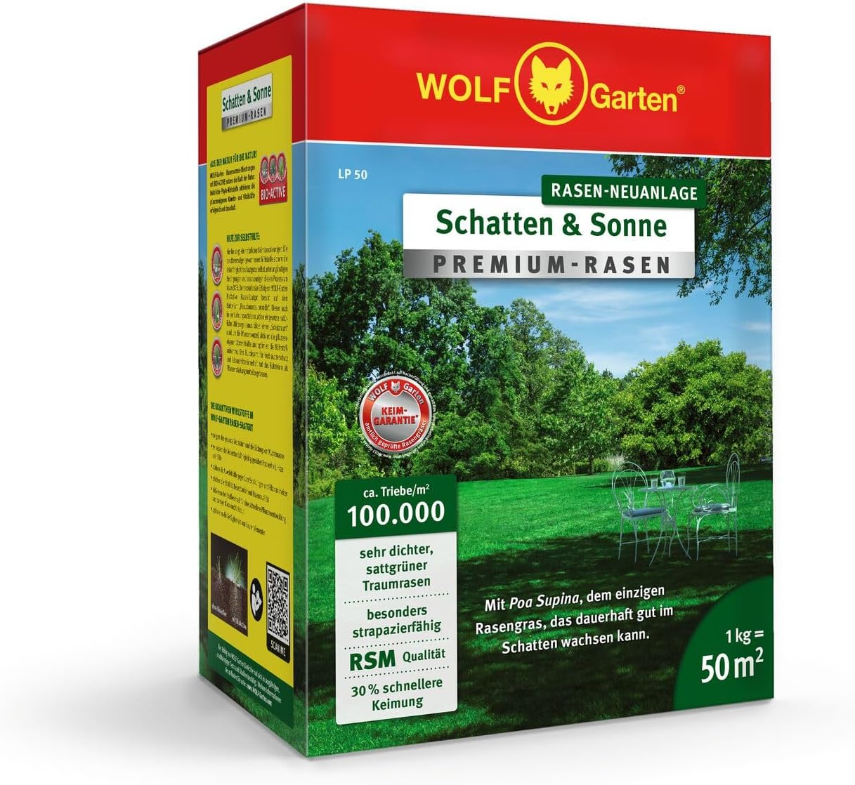 WOLF-Garten WOLF-Garten Schatten & Sonne LP 50 (1 kg / ca. 50 m²)