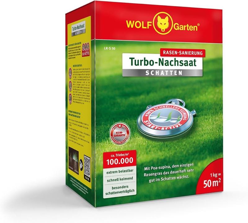 WOLF-Garten WOLF-Garten Turbo-Nachsaat SCHATTEN LR-S 50 (1 kg / ca. 50 m²)