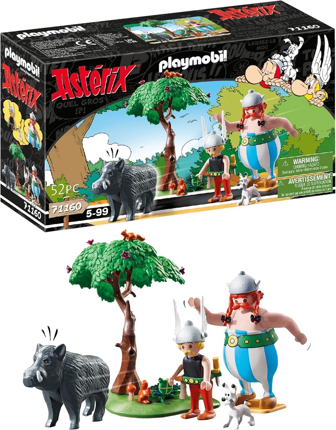 PLAYMOBIL PLAYMOBIL Asterix 71160 Wildschweinjagd mit kippbarem Baum
