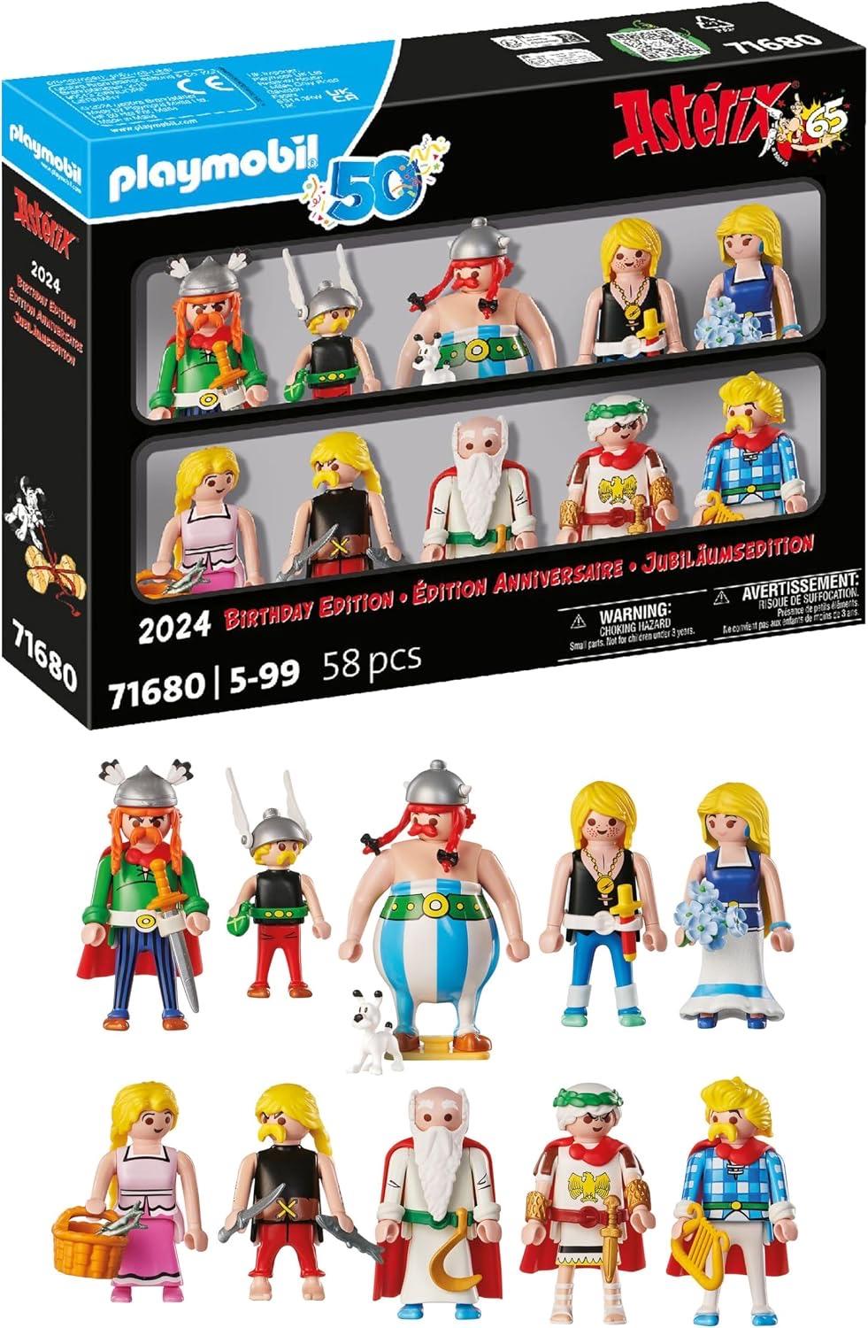PLAYMOBIL 71680 Asterix Jubiläumsbox mit 10 Figuren