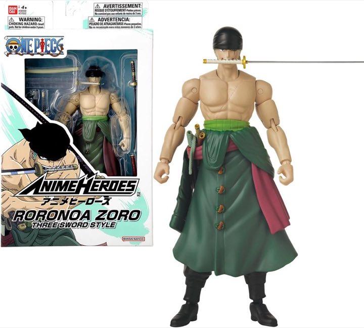 Bandai Anime Heroes Zoro Three Sword Style