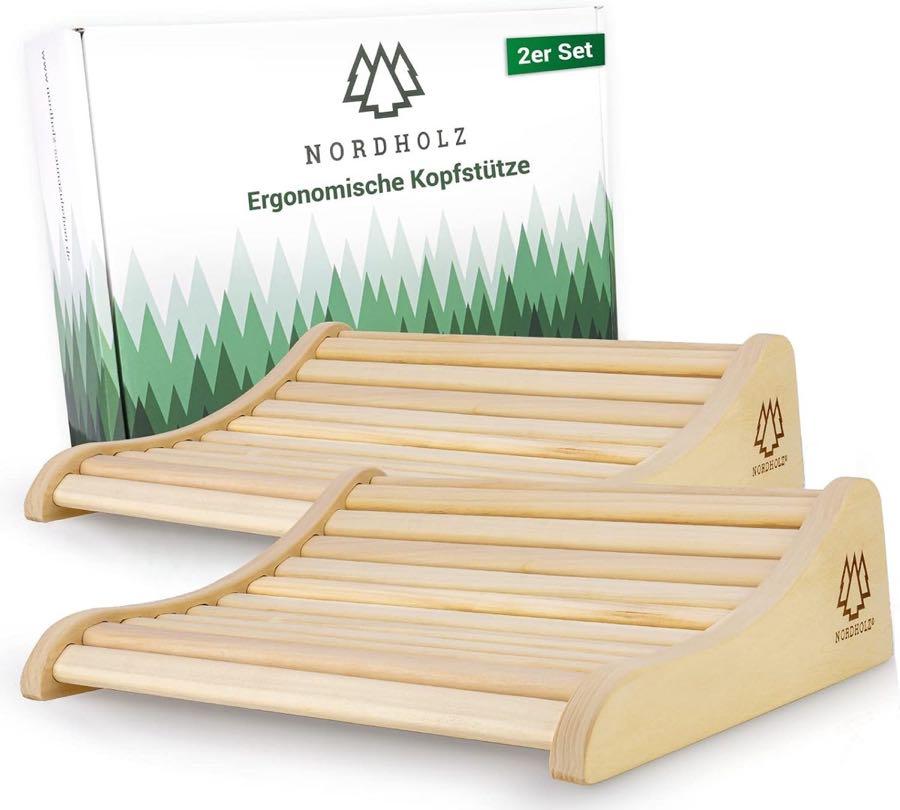 Nordholz Sauna-Kopfstütze Fichte 2x