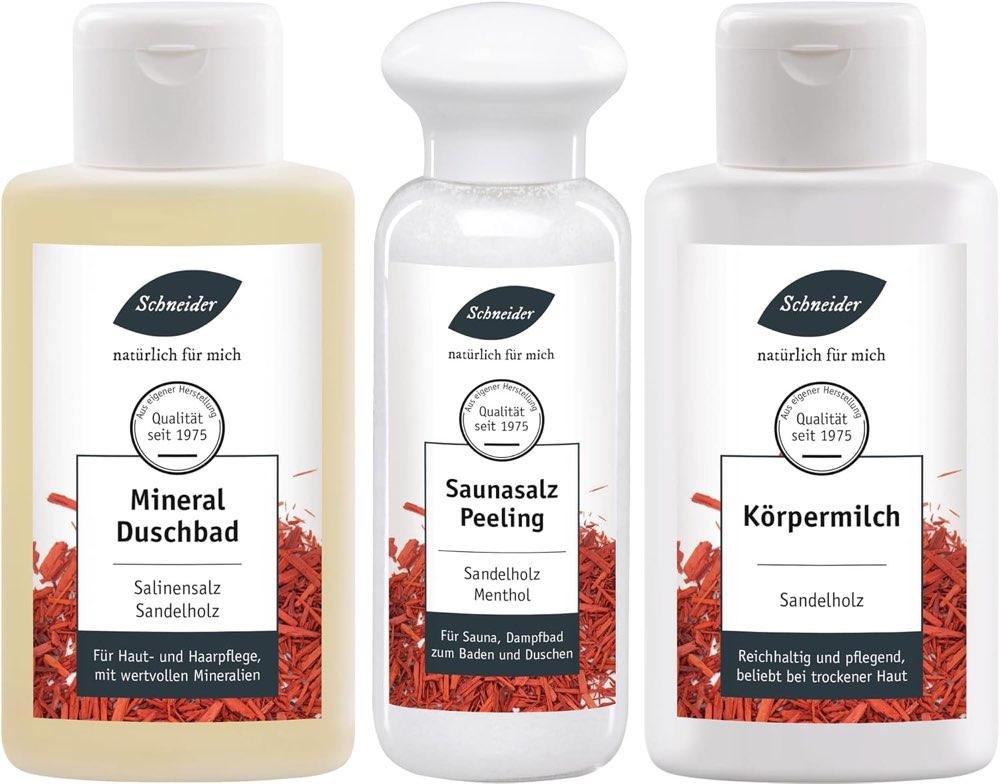 Schneider Paket Sandelholz (Duschbad, Milch, Salz)