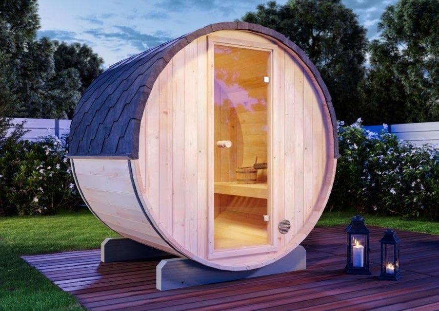 FinnTherm Fasssauna Mini XS