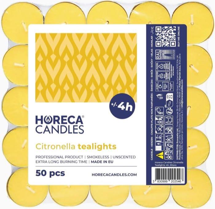 HORECA Citronella Teelichter 50er