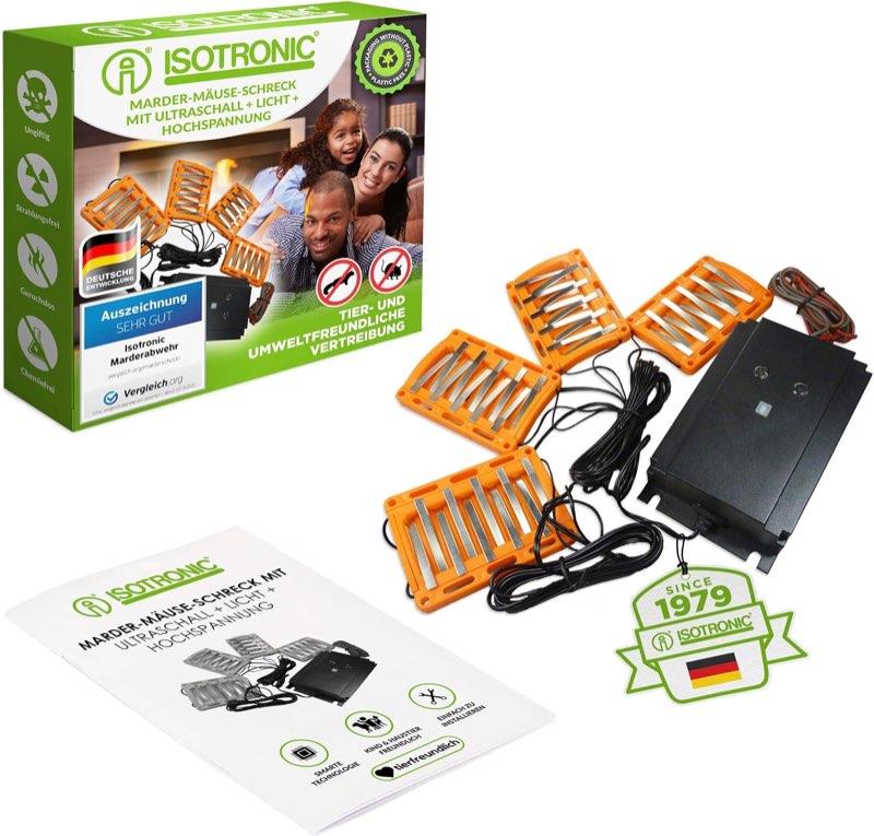 ISOTRONIC Marderschreck Auto HS+US+Blitz IP65 – Testsieger im Isotronic-Marderschreck-Vergleich