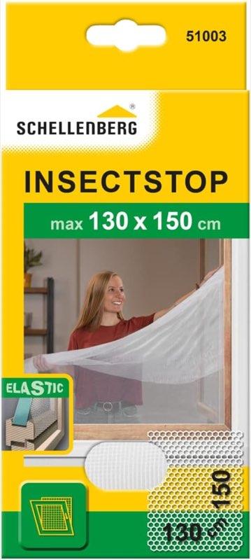 Schellenberg ELASTIC Fliegengitter 130×150 (Weiß) – Testsieger im Jarolift Insektenschutz-Vergleich
