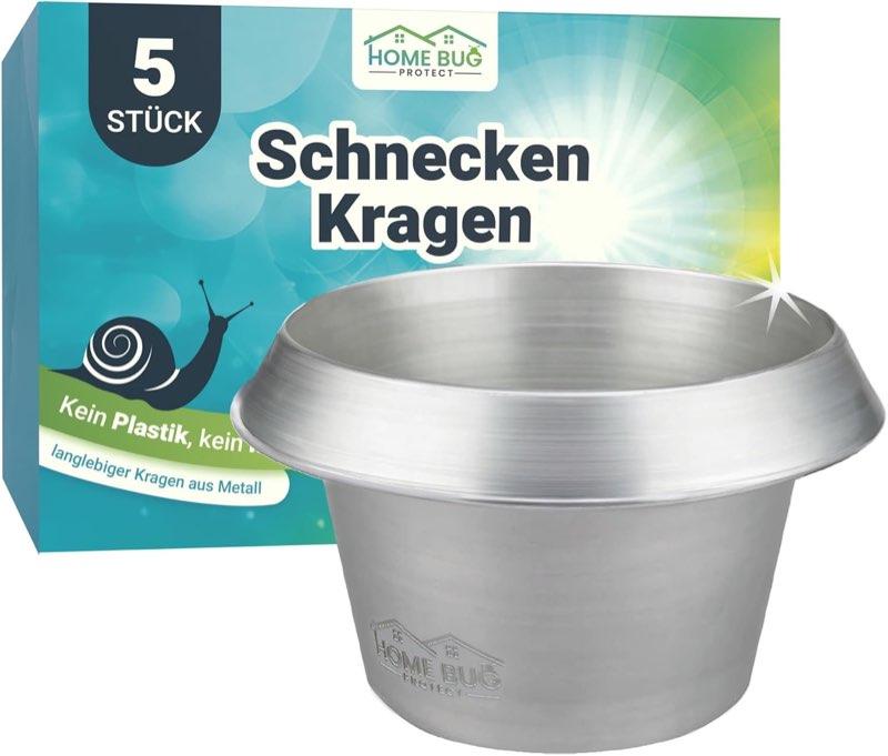 Schneckenkragen Metall 5 Stück – Testsieger im Schneckenschutz-Vergleich