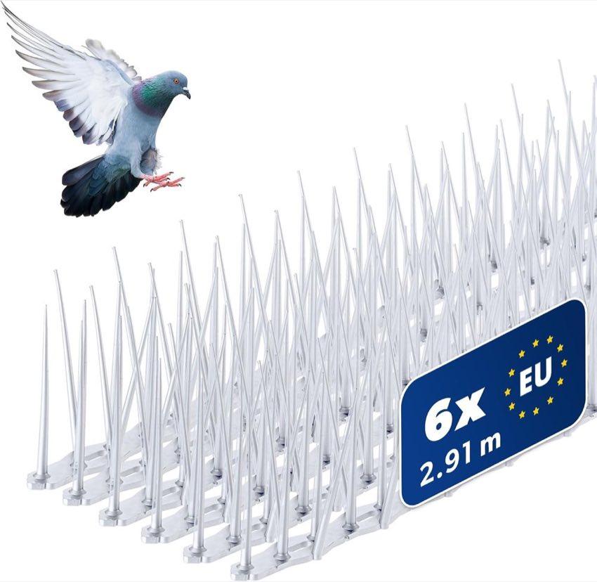 KADAX Spikes weiß 6 Stück – Testsieger im Taubenschreck-Vergleich