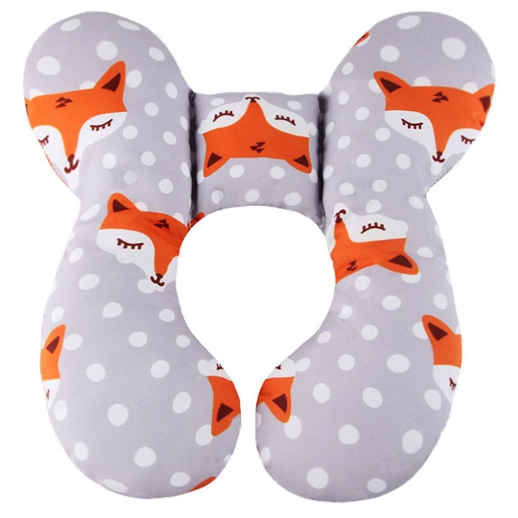 vocheer Baby Travel Pillow (Upgraded), Kopf- und Nackenstützkissen Fox