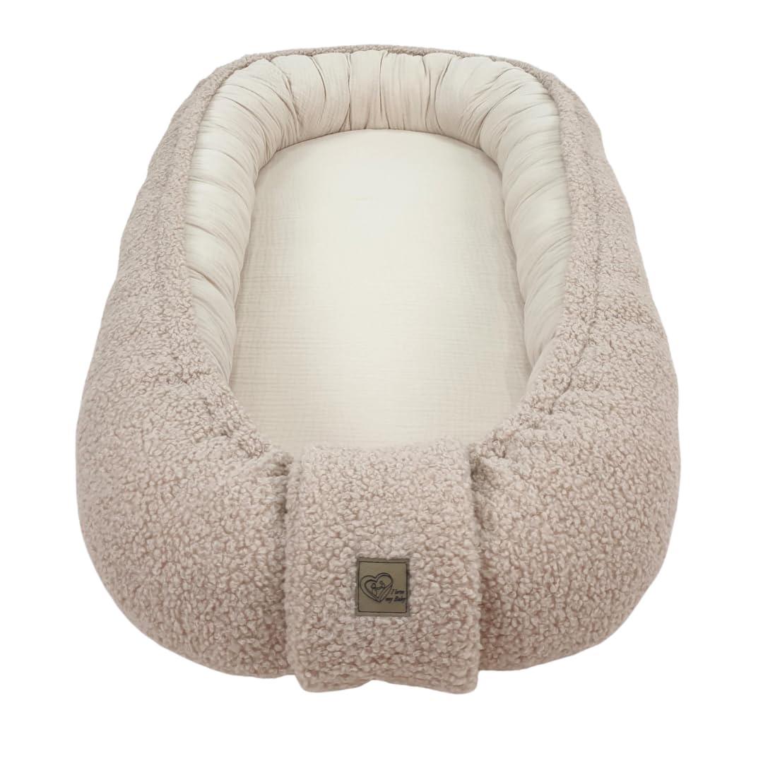 WIKLINOPOL Babynest Musselin/Teddy