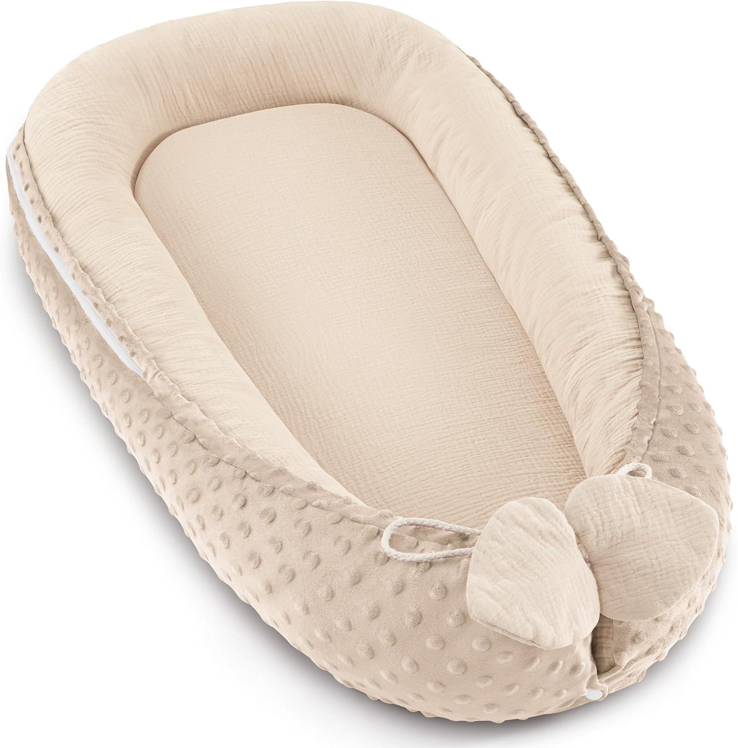 Bearmoss Babynest 90×55 Reinweiß