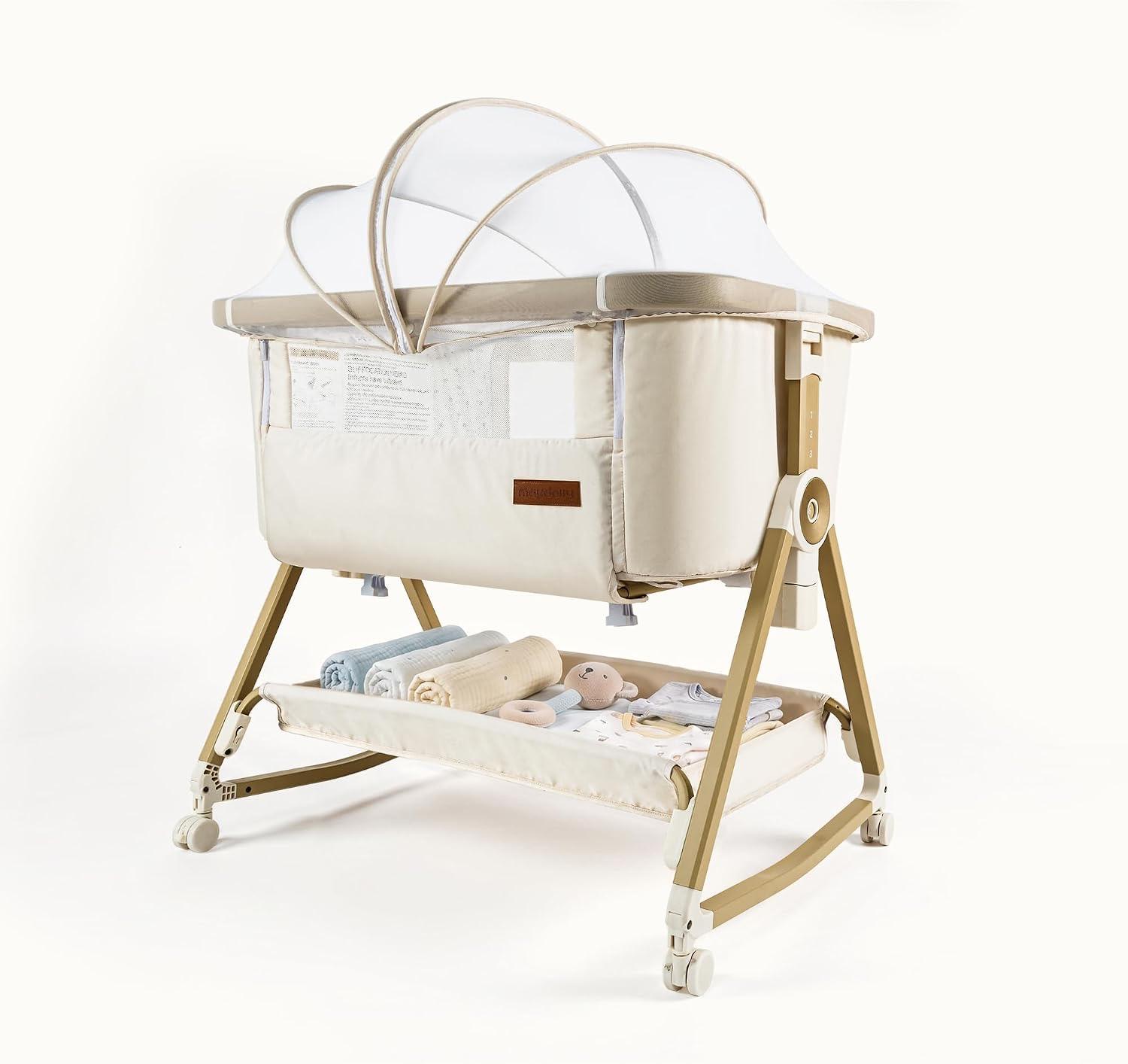 Maydolly 3-in-1 Beistellbett mit Rollen