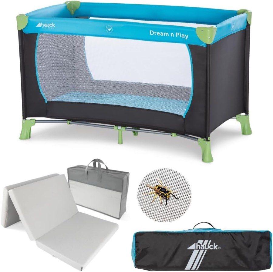 hauck Dream n Play Baby Reisebett Set - Waterblue