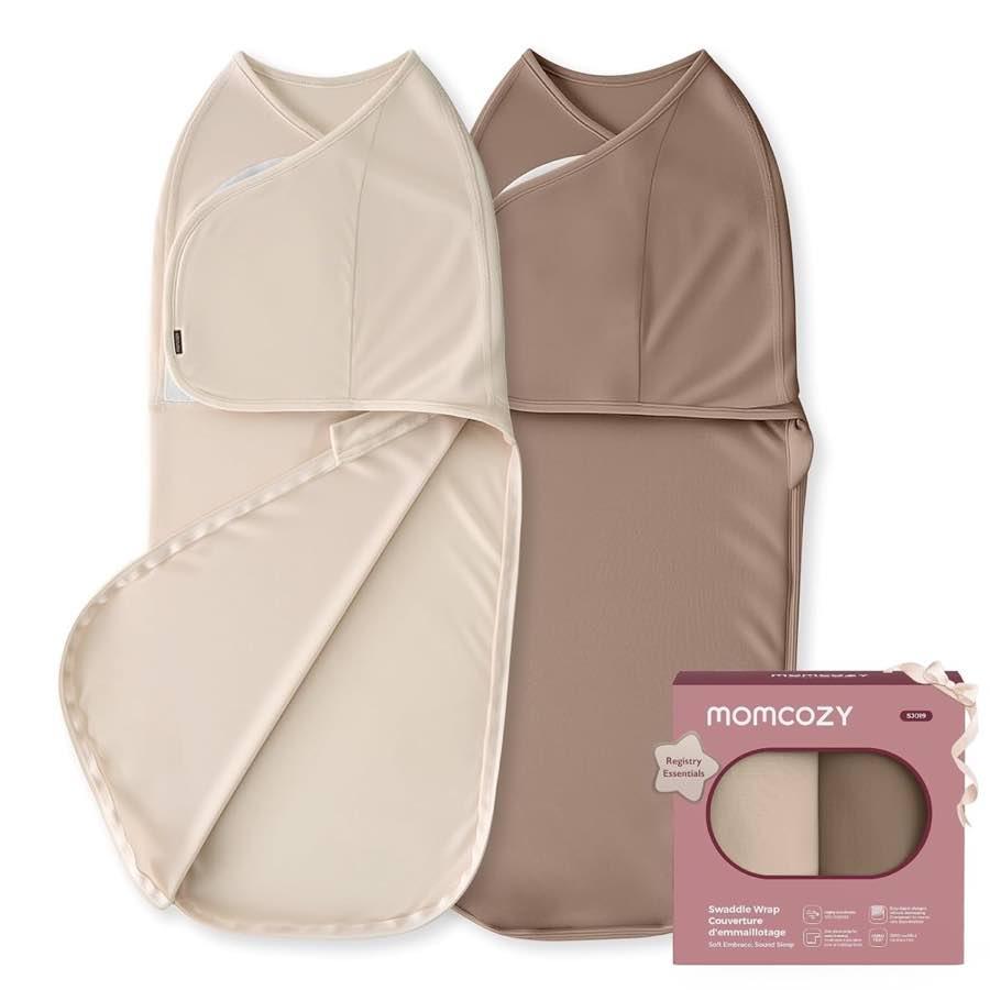 Momcozy Pucksack 0–3 Monate Bambus, Khaki
